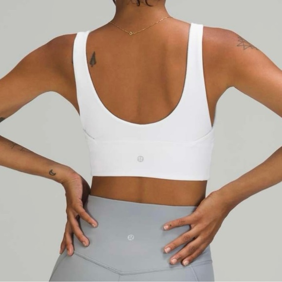 Lululemon Align Reversible Bra - White / Wee Are From Space Nimbus Battleship - Picture 3 of 12